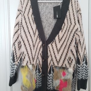 Brand New Oversized Patterned Sweater